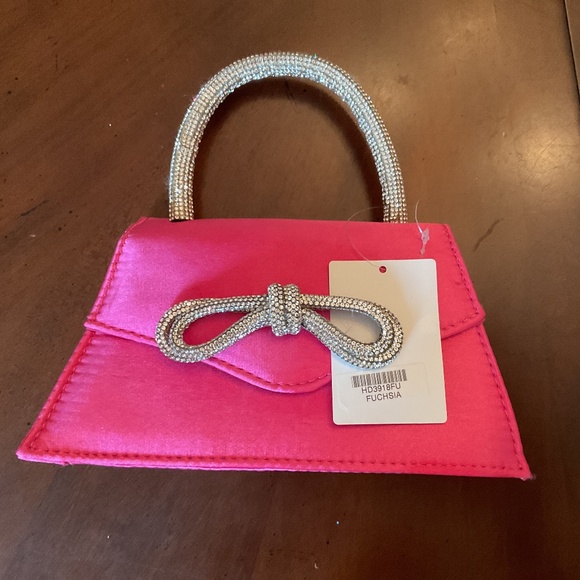 Jenny Other - Pink bag with  rhinestones
